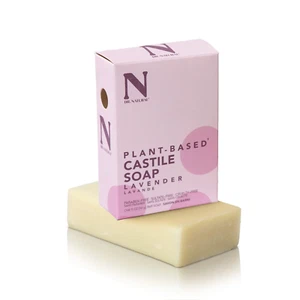 Castile Bar Soap, Gentle Soap Bar, Lavender, 5 Oz - Picture 1 of 12