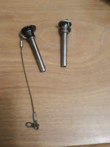 5/16" X 1" GRIP ,STEEL 4130 JERGENS BUTTON HEAD QUICK RELEASE PIN 800434 + PIN - Picture 1 of 4