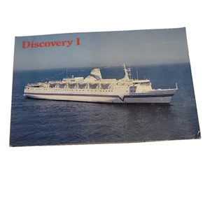 Discovery I Cruise Lines Bahamas Ft Lauderdale FL Postkarte Postkarte 1980er 1990er - Bild 1 von 8