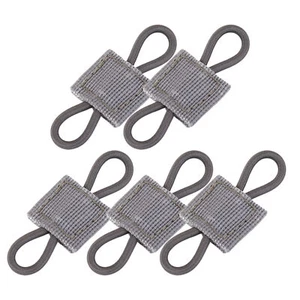 5pcs Strap Buckle High Elasticity Fixed Backpack Vest Fixing Buckle Light Grey - Picture 1 of 8