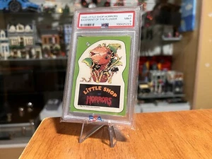 1986 Topps Little Shop Of Horrors Musical Movie Title Card #5 Rick Moranis PSA 9 - Picture 1 of 2