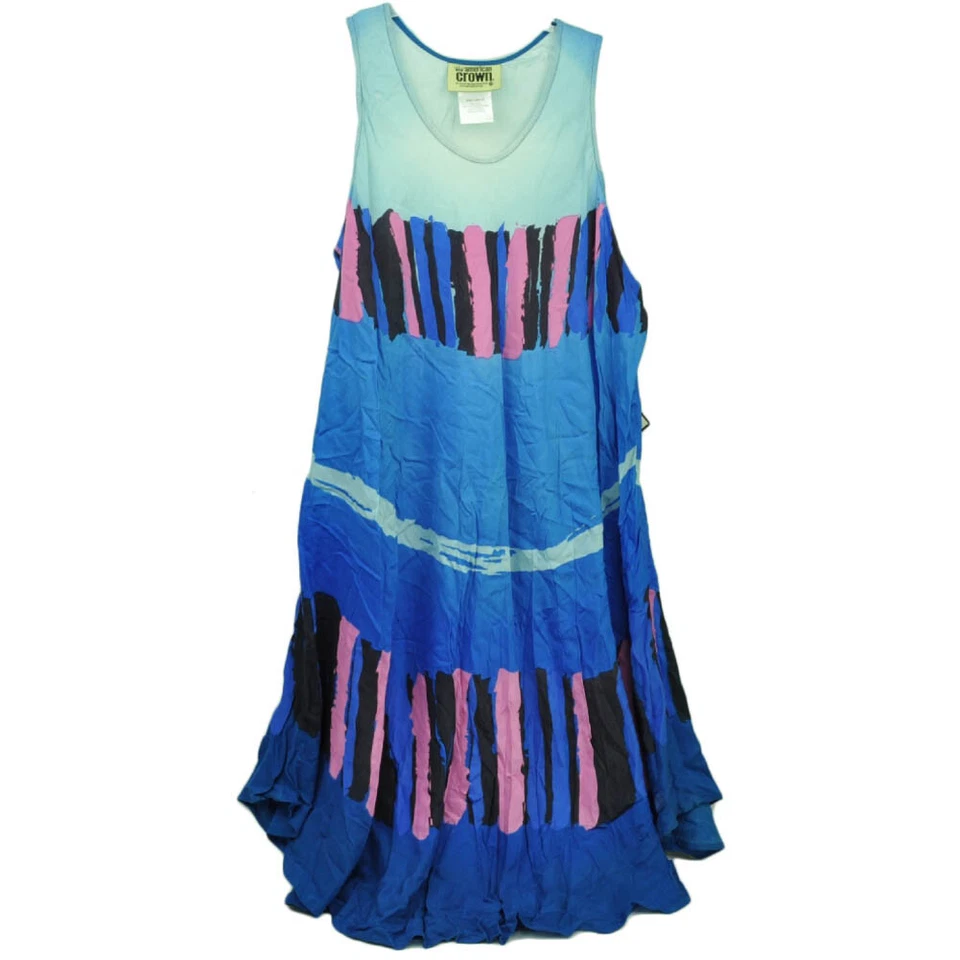 Robe De Plage Pour Femmes Taille Unique Florida Vacances Piscine Bleu Rose - Photo 1/1