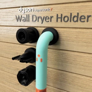 Dyson Supersonic r Wand-Haartrocknerhalter + Düsenhalter 3D-Druck Japan - Bild 1 von 11
