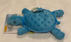 Ruffin'it Plush Small / Medium Turtle Blue Squeaky Toy New
