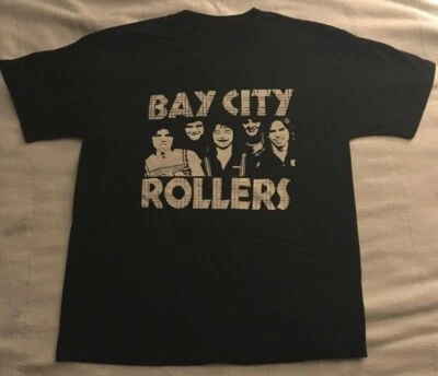 BAY CITY ROLLERS CONCERT TOUR Shirt Short Sleeve Black Unisex S-5XL - Image 1 of 3