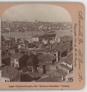 Constantinopla el paraíso del sultán Turquía Keystone Stereoview c1900 - Imagen 1 de 3