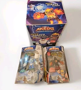 Legends of Akedo Powerstorm Battle Giants Bundle 2 Battle Action Figures Volcrag - Picture 1 of 7