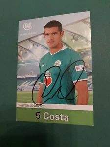 VfL Wolfsburg , Costa , 08/09 , Autogrammkarte, Fussball - Picture 1 of 1