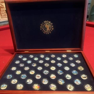 1999-2008 U.S. State Quarters Complete Collectible Set, 50 Colored Coins! - Picture 1 of 6