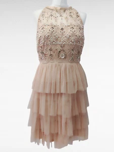Coast tulle beaded dress size 12 cocktail party prom wedding guest occasion - Picture 1 of 18
