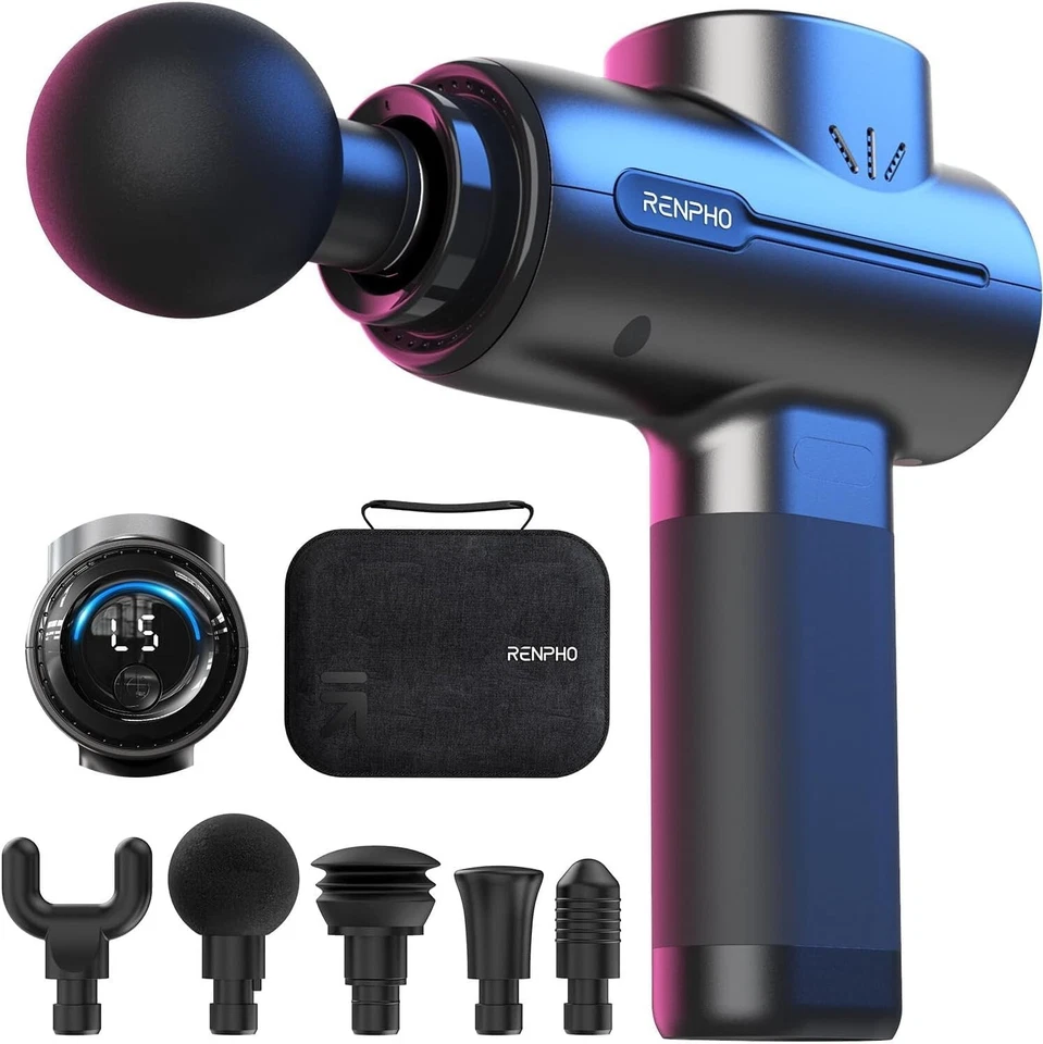 RENPHO Massagepistole Massagegerät bis zu 3200U/min, Muskel Massage Entspannen, GM 171