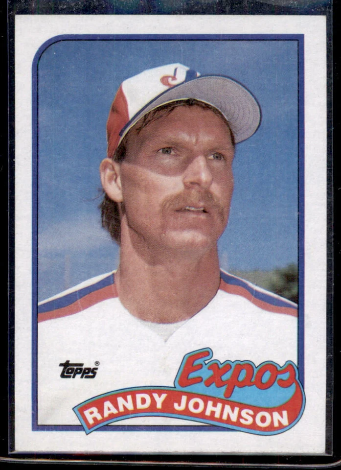 1989 Topps #647 Randy Johnson RC (ref 226947) - Image 1 of 2