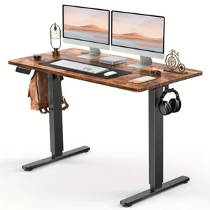 Adj. Height Standing Desk - 40/48/55/63 In Electric Sit Stand Up Desk - Picture 1 of 28