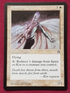 Magic The Gathering STRONGHOLD SPIRIT EN-KOR white card MTG - Picture 1 of 2