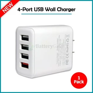 4-Port Quick Charge QC 4.8A USB Wall Charger for Motorola Moto G / Moto G Power - Picture 1 of 4
