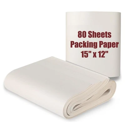 15 x 12 Packing Paper Sheets for Moving Supplies, Newsprint Paper for Moving ... - Image 1 of 4