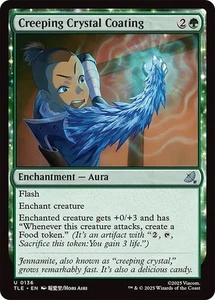 Creeping Crystal Coating Magic the Gathering MTG Avatar: the Last Airbender TLE - Bild 1 von 1