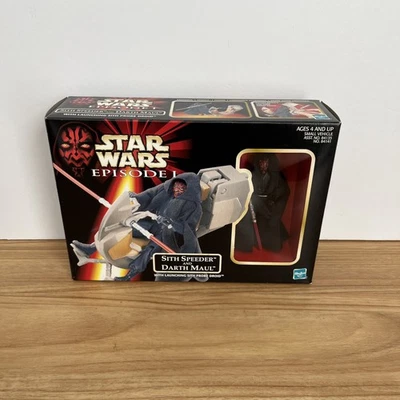 1998 Star Wars Sith Speeder And Darth Maul Hasbro NIP - Image 1 of 4