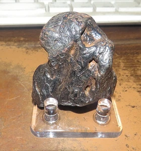 190 gm . CANYON DIABLO IRON METEORITE  MUSEUM GD ARIZONA .42 LBS  JAL - Picture 1 of 9
