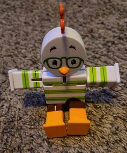 💥 Walt Disney Chicken Little Poseable Block Figure 5.5 Inch Fidget Moveable - Picture 1 of 10