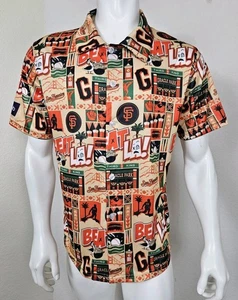 San Francisco Giants Herren Hemd Größe Medium Kurzarm Button Beat LA Baseball - Bild 1 von 4