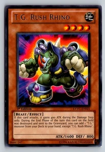 T.G. Rush Rhino Raro Extreme Victory EXVC-EN021 Ligeramente Jugado - Imagen 1 de 1