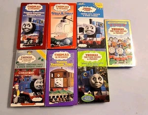 Thomas The Train & Friends VHS Lot Of 7 -STOP MOTION- VINTAGE 90s/2000 - Foto 1 di 9