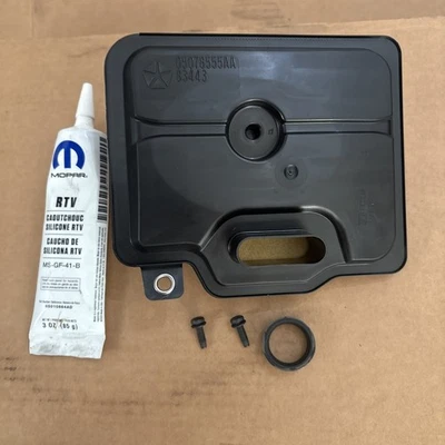 62TE Chrysler Dodge Auto Transmission Filter 05078555AA NEW, AND MOPAR RTV - Image 1 of 2