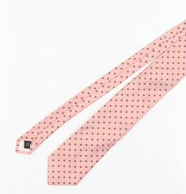 Jules B Men's Pink Silk Polka Dot Tie - Image 1 of 4