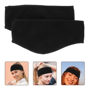 2 Pezzi Fascia per Capelli Antivento e Calda Scaldorecchie Fascia Sportiva - Foto 1 di 12