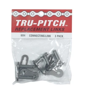 Tru-Pitch TCH60-3PK Daido Steel Roller Chain No.60H x 5.2 L x 1 W in. - Picture 1 of 2
