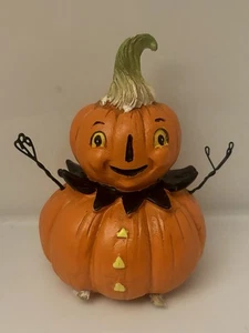 Johanna Parker Halloween Kürbis Jack O' Laterne Regal Sitter (fehlende Beine) - Bild 1 von 7