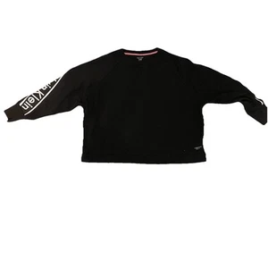 CALVIN KLEIN Women's Size XL Black Sweater 100% Cotton - Picture 1 of 2