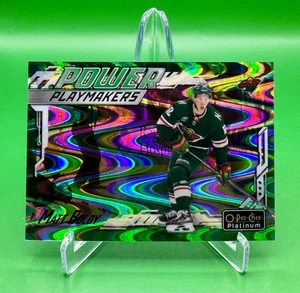 2024-25 O-Pee-Chee Platinum Hockey Matt Boldy Power Playmakers Green Ray /35 - Picture 1 of 3