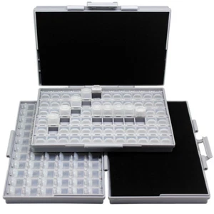 2 of SMD resistor capacitor enclosure storage 72 Compartments Organizer - Picture 1 of 9