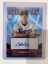 2023 Topps Big League Baseball Opening Act Autographs #OAAJJ Josh Jung Auto READ