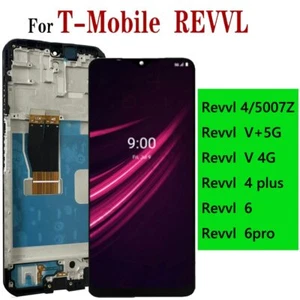 Für T-Mobile Revvl 4 V+ 5G 4G 6 Pro LCD Digitizer Touchscreen Panel mit Rahmen - Bild 1 von 6
