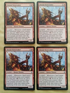 4x Akoum Stonewaker - MTG Battle for Zendikar BFZ Uncommon Excellent (EX) - Imagen 1 de 1