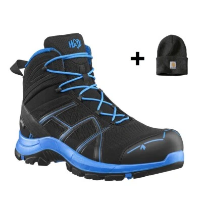 HAIX Sicherheitsschuhe S3 BLACK EAGLE SAFETY 40.1 Mid black/blue Arbeitsschuhe