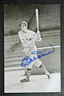 Bobby Doerr (d.2017) Boston Red Sox Signed Autographed 3x5 Photo  - Image 1 of 2
