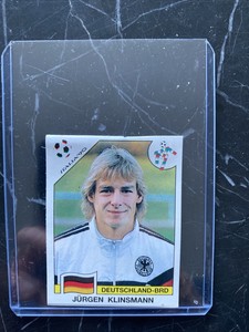 Rare!!! sticker jurgen klinsmann "world cup italia 90" panini 1990