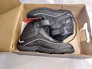 BILT Women's Shoe Size 7 Usa,5 uk,39 Size Black Lace Up Pit Motorcycle Boots New - Picture 1 of 10
