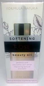 FORMULA NATURA SOFTENING ROSE BEAUTY OIL 2 oz NEW - Picture 1 of 4