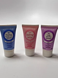 New Set Of 3 Perlier Bouquet de Periwinkle Orange Blossom Lilac Hand Cream 1 oz. - Picture 1 of 3