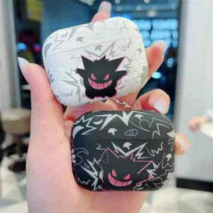Japan Anime Pokemon Monster Gengar Kopfhörer Hüllen für Airpods 2 3 4 Pro Pro 2 - Bild 1 von 32