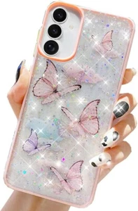 For Samsung Galaxy A16 5G Cute Butterfly Transparent Soft TPU Phone Case Cover - Picture 1 of 19