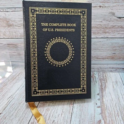 Easton Press COMPLETE BOOK OF U.S. PRESIDENTS William A. DeGregorio 9th Ed Trump - Imagem 1 de 4