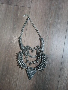 Silberne Halskette - Grunge-Look - Bild 1 von 6