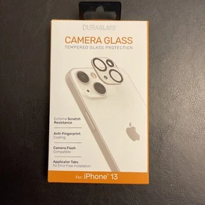 DURAGLASS TEMPERED CAMERA LENS GLASS PROTECTOR FOR IPHONE 13 6.1" - Picture 1 of 2