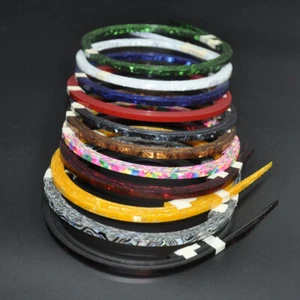 10Pcs Guitar Luthier Purfling Binding Marquetry inlay Celluloid Strip 5x1000mm - Picture 1 of 29